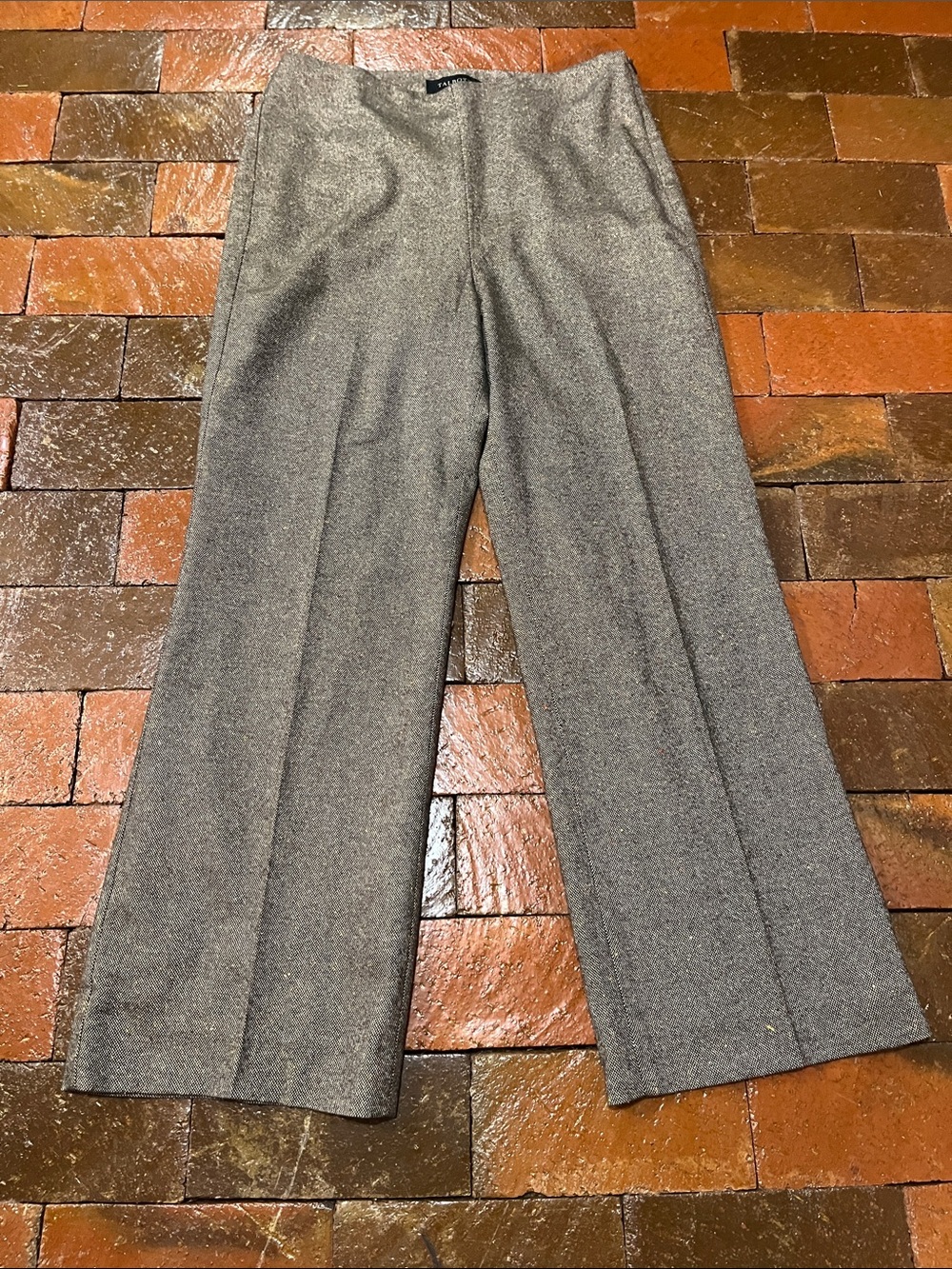 Talbots size 8 petite pants 26.6 inseam wool blend tailored 3335